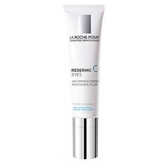 La Roche-Posay Redermic C Yeux Anti-Rides Crème contour des yeux avec de la vitamine C et l'acide hyaluronique, 0,5 FI. Oz.