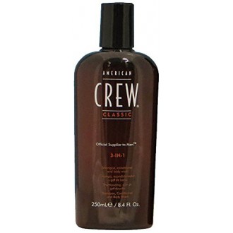 American Crew 3-in-1 Shampoo, Conditioner, Body Wash, 8.45 Ounce