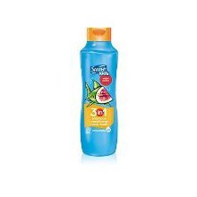 Suave Kids sandía 3 en 1 Champú + Acondicionador + Body Wash (2) Botellas 22.5 fl oz