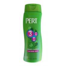 Pert Shampoo Conditioner &amp; Body Wash 3 en 1 Formule 13.5 Oz. &amp; ...